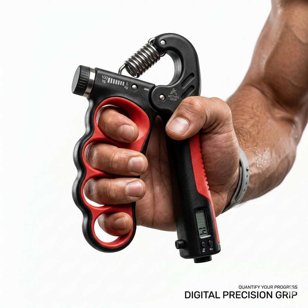 Smart Digital Hand Gripper | 11-220lbs Adjustable Resistance