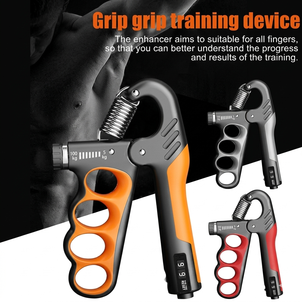 Smart Digital Hand Gripper | 11-220lbs Adjustable Resistance